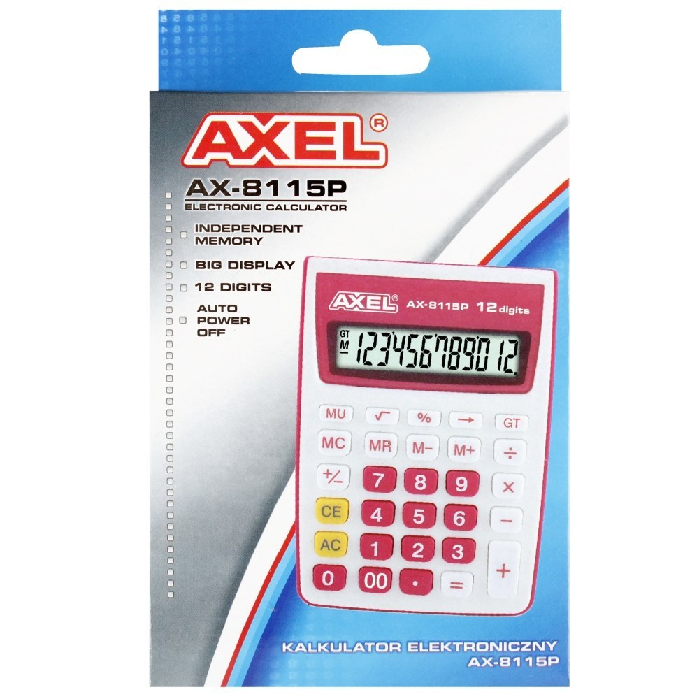 AXEL CALCULATOR AX-8115P AXEL 393788 AXEL
